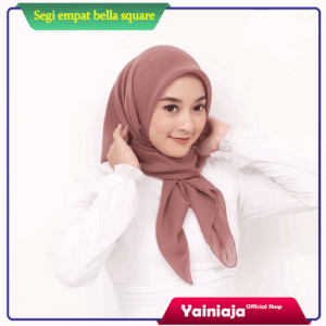 Bella Square Hijab Segi Empat Polycotton Premium