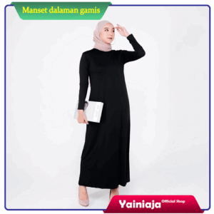 Gamis Manset Dalaman Kaftan / Inner Brukat Kebaya / Spandek Polos Fit XXL