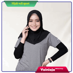 Hijab Bergo Jilbab Kerudung Volly Sport Olahraga Hijab Instan Sehari-hari Bahan Jersey