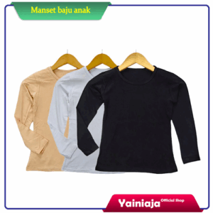 Manset Baju Lengan Panjang Anak Spandek Rayon Premium