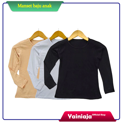 Manset Baju Lengan Panjang Anak Spandek Rayon Premium