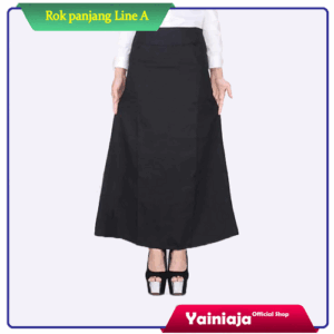 Rok Kerja Model Line A Panjang Formal Look Skirt Scuba